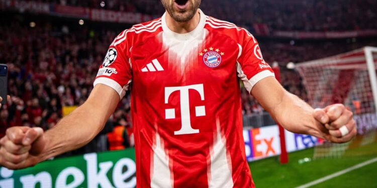 Harry Kane akomeje kwishimira intsinzi, nyuma yo kwifuza kwegukana igikombe cya UEFA Champions League